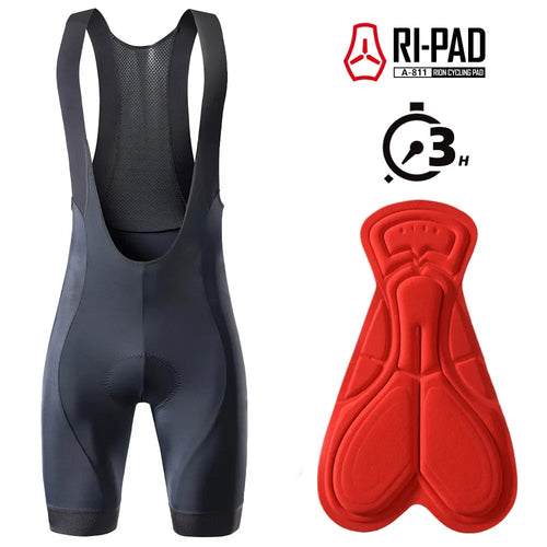 RION High Quality Classic Men Cycling Bib Shorts Bicycle Culotte