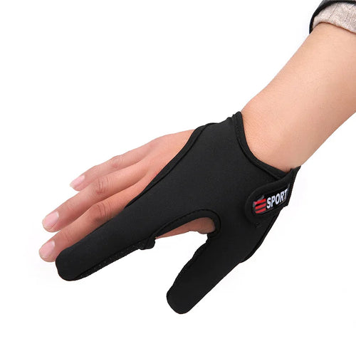 Fishing Gloves 2 Fingers Protector Breathable Anti-Slip Anti-Cut