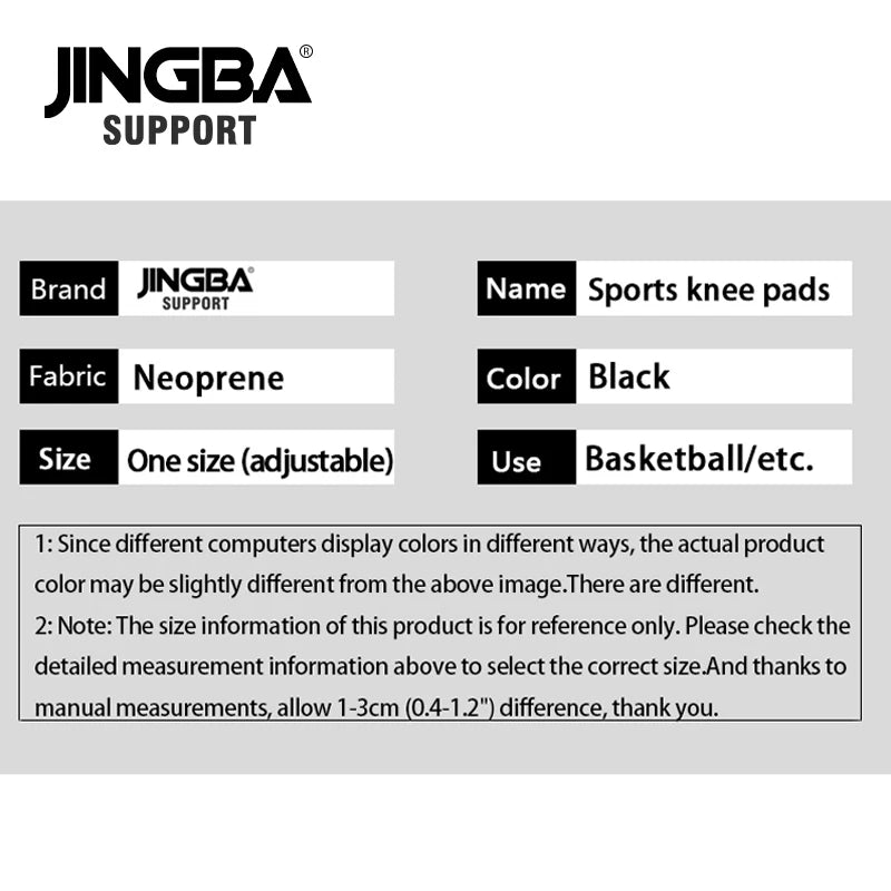 JINGBA SUPPORT 1 PCS Sports Fitness Knee Pads For Joints Protector