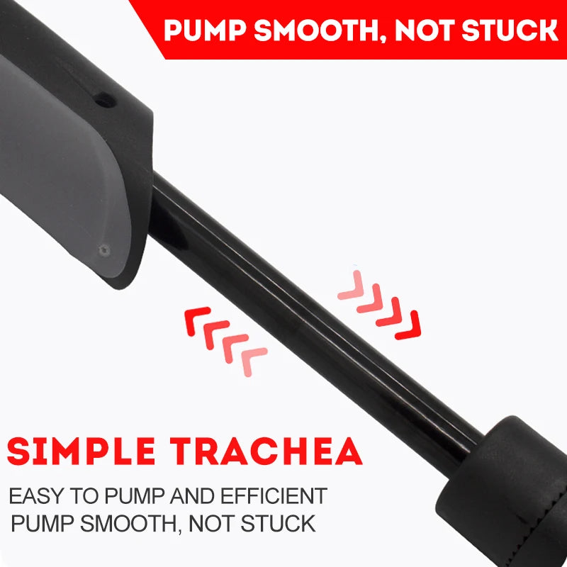 Portable Bicycle Pump Mini Hand Pump Bike Tire Fill Inflator Air