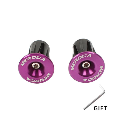 1 Pair Mountain Road Bike Handlebar End Plugs Aluminum Alloy Handle