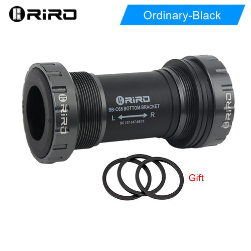 RIRO Bicycle Ceramic Bottom Bracket BB68/BB92 68/73MM Threaded BB MTB