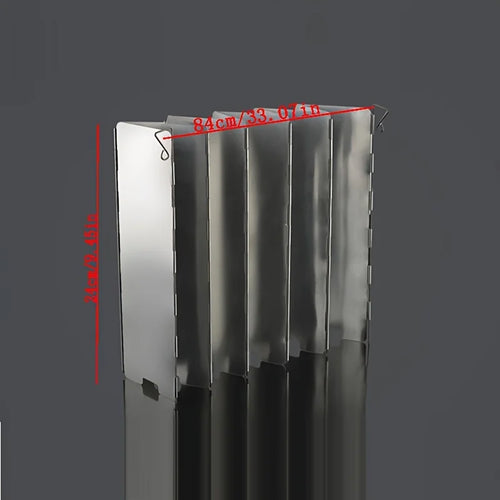 1 set outdoor camping windproof board, ultra-light aluminum alloy