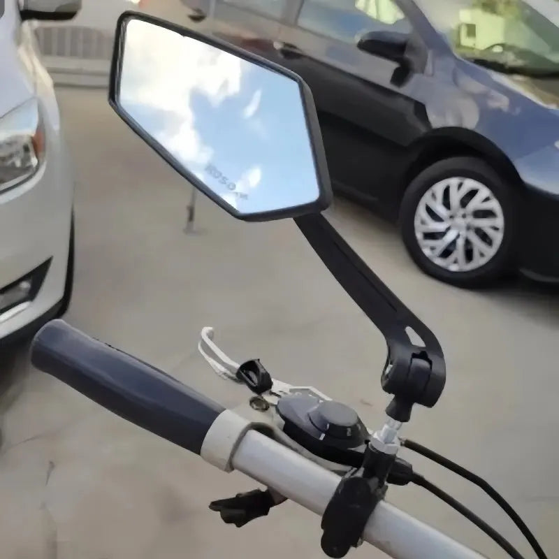 Universal Bike Handlebar Mirrors Motorcycle Rear View Mirror HD Wide