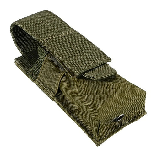 Tactical Molle Flashlight Pouch,Torch Holder,Magazine Single Mag
