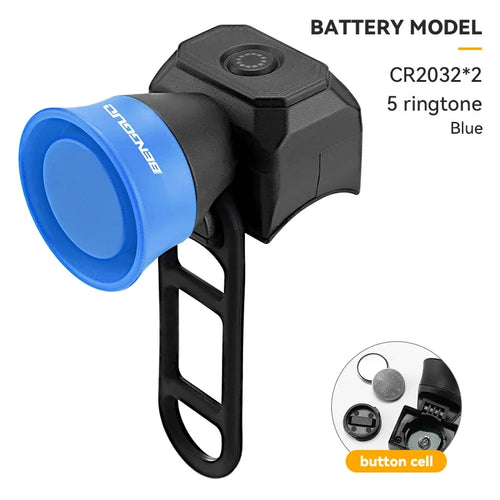 Bicycle Horn Mountain Bike Mini USB Charging Waterproof Electronic