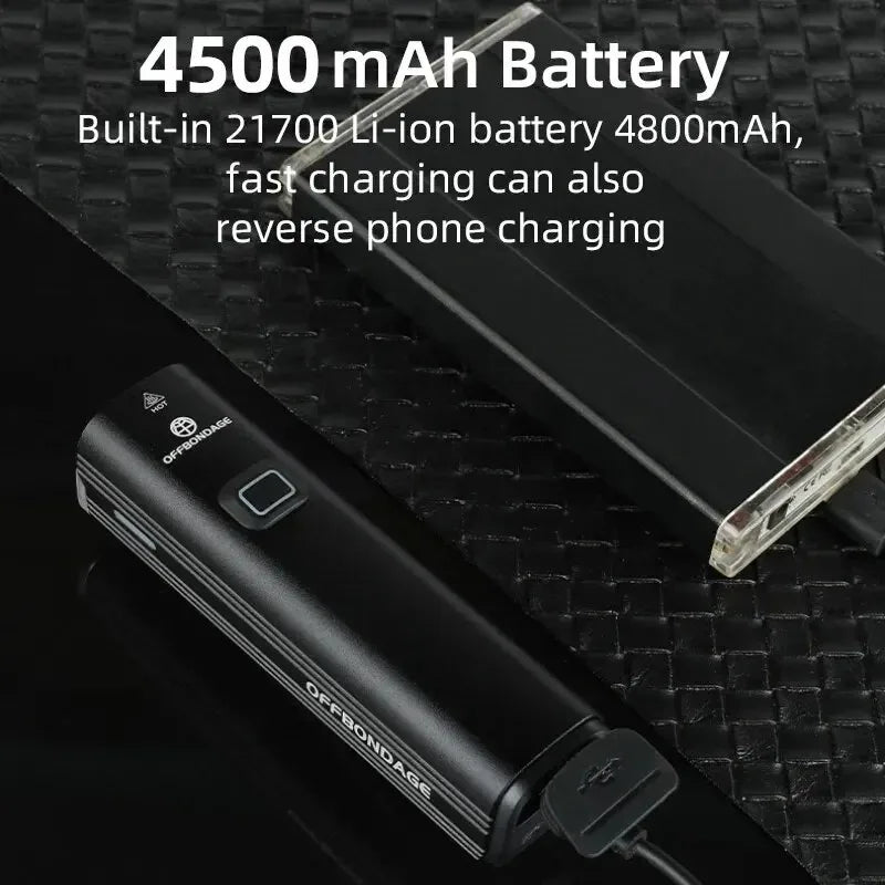 OFFBONDAGE Bicycle Light 1000Lumen Bike Headlight Power Bank