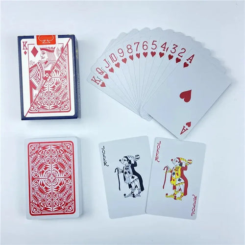 Plastic Playing Cards 5.8CMX8.8CM Waterproof Folding Repair Gram PVC