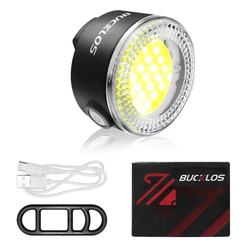 BUCKLOS Cycling Lights COB Bicycle Headlight Taillight LED Bike Front