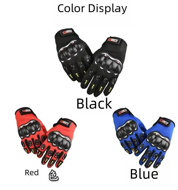 Full-finger Motorcycle Gloves Men Touch Screen Outdoor Off-road Sports