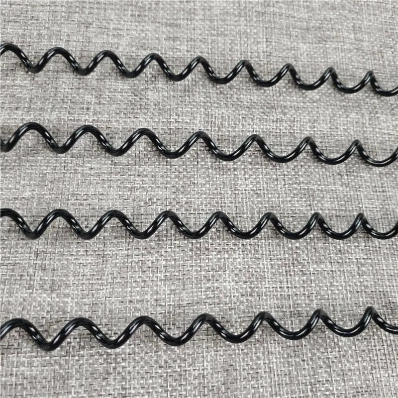 Fishing Lanyards 3pcs 22cm Retractable Coiled Tether with Carabiner