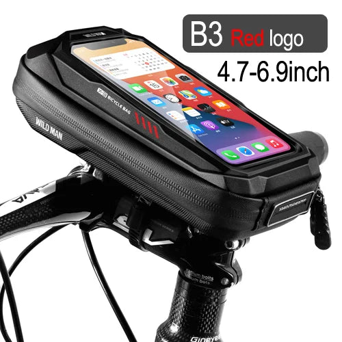 New Bike Phone Holder Bag Case Waterproof Cycling Bike Mount 6.9in