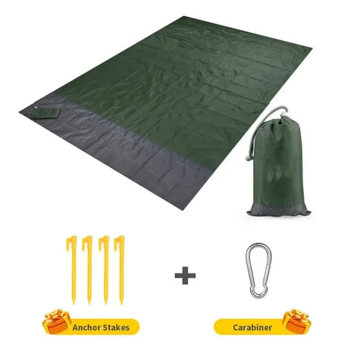 Beach Blanket Sandproof 200 X 140cm Waterproof Beach Mat Lightweight
