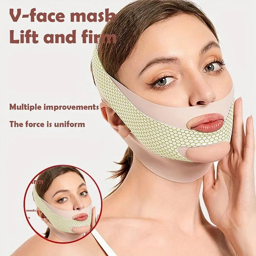 Face-Lift With Sleep Face V Shaper Facial Slimming Bandage Relaxation