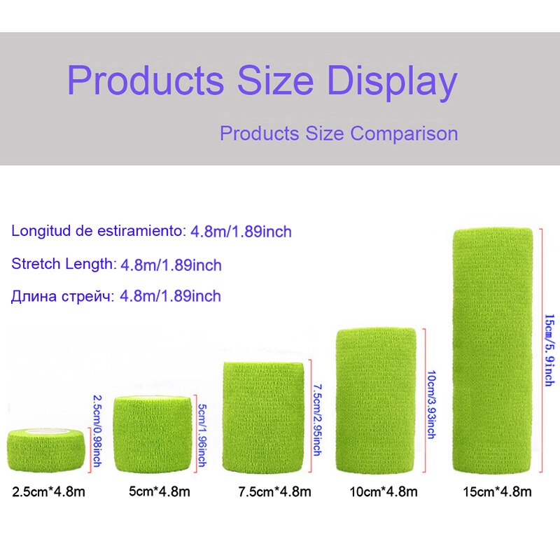 Knee Finger Ankle Shoulder Palm 18 | 18 Colors Colorful Athletic Wrap