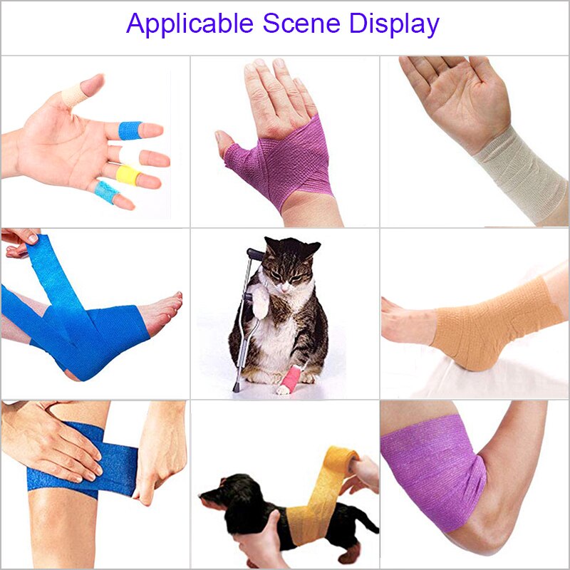 Knee Finger Ankle Shoulder Palm 18 | 18 Colors Colorful Athletic Wrap