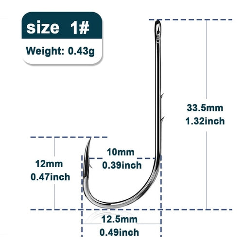 Worm Hooks Accessories Tackle | 9km Bait Holder Fishing Hook | Fishing