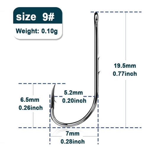 Worm Hooks Accessories Tackle | 9km Bait Holder Fishing Hook | Fishing