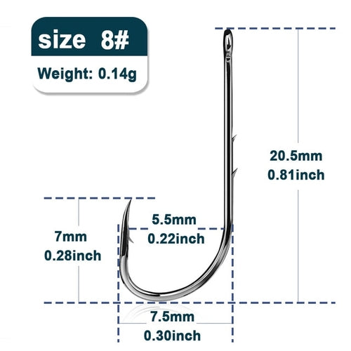 Worm Hooks Accessories Tackle | 9km Bait Holder Fishing Hook | Fishing