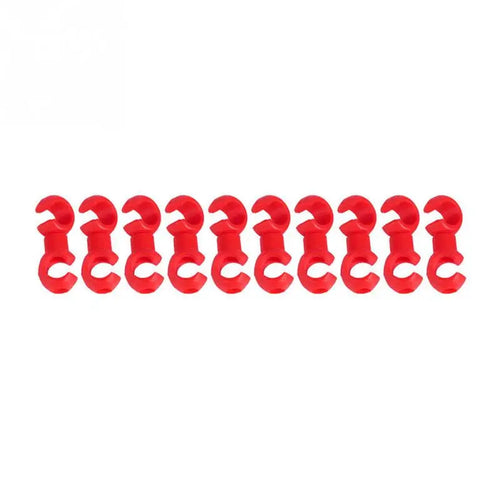 10Pcs/Set S Buckle Bike Brake Derailleur Shift Clips Buckle Cable Line