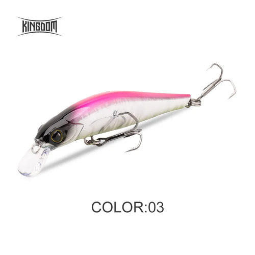 Kingdom Sinking Minnow Saltwater Fishing Lures  Crankbait  Hard Baits