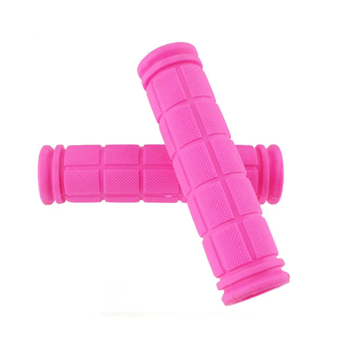 1Pair Bicycle Handlebar Grips Anti-skid Bike Handle Bar Grips Rubber