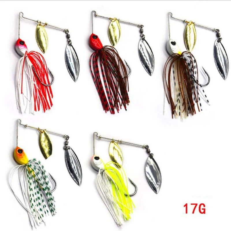 1pcs Fishing Lure 12/17g Wobblers Lures Spinners Spoon Bait For Pike