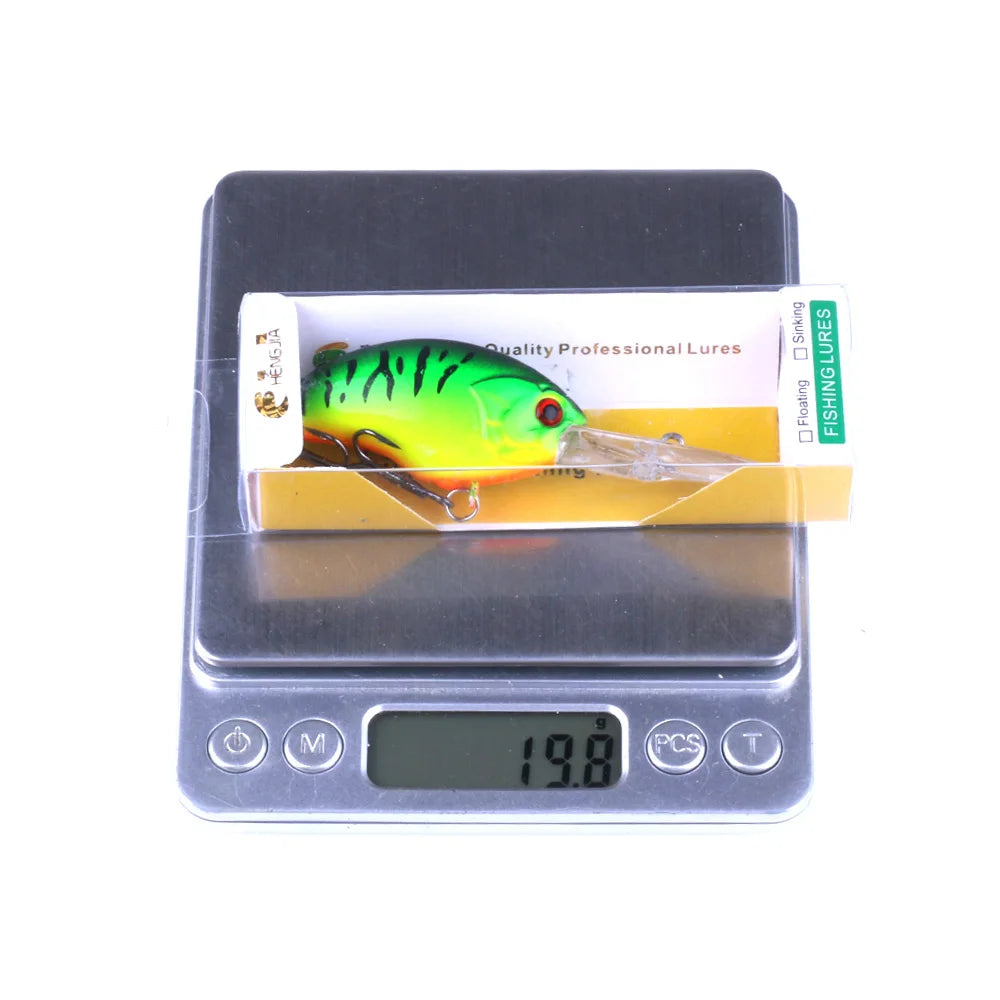 HENGJIA 13G 9CM Fishing Lures Rock Crank Bait Crankbait Minnow  Bass