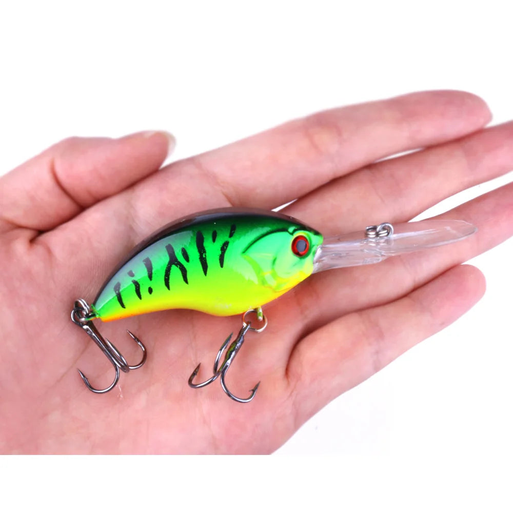 HENGJIA 13G 9CM Fishing Lures Rock Crank Bait Crankbait Minnow  Bass