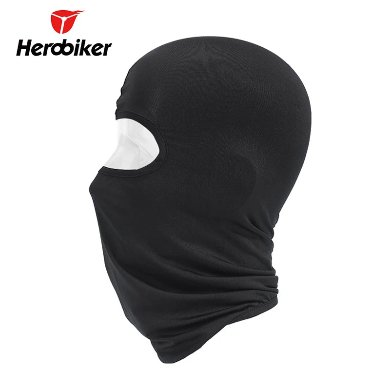 Black Motorcycle Face Mask Moto Balaclava Winter Mask Face Shield