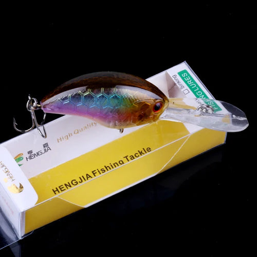 HENGJIA 13G 9CM Fishing Lures Rock Crank Bait Crankbait Minnow  Bass