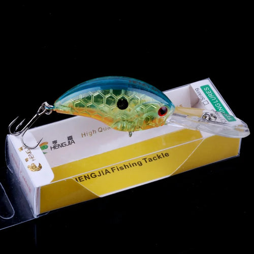 HENGJIA 13G 9CM Fishing Lures Rock Crank Bait Crankbait Minnow  Bass