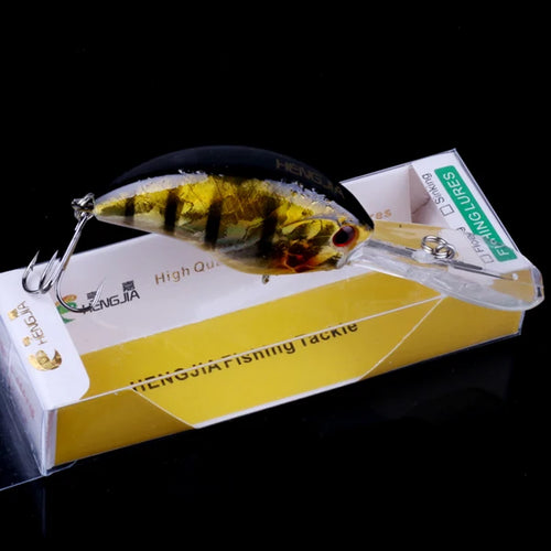 HENGJIA 13G 9CM Fishing Lures Rock Crank Bait Crankbait Minnow  Bass