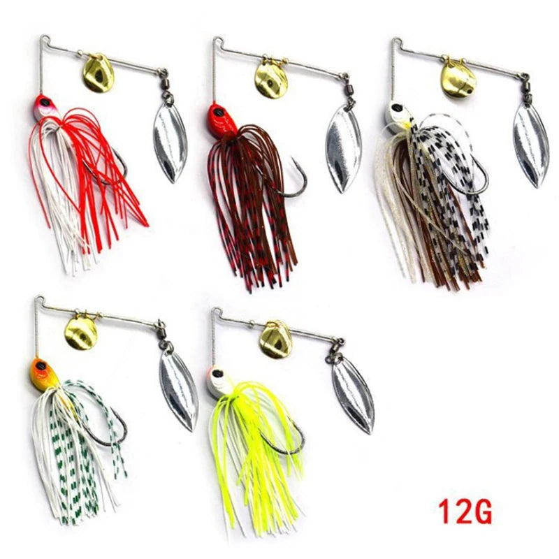 1pcs Fishing Lure 12/17g Wobblers Lures Spinners Spoon Bait For Pike