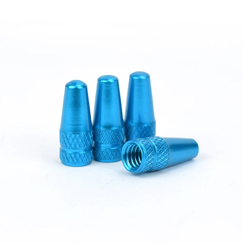 4/8pcs Aluminum Alloy Bicycle Tire FV Valve Cap MTB Road Bike Covered