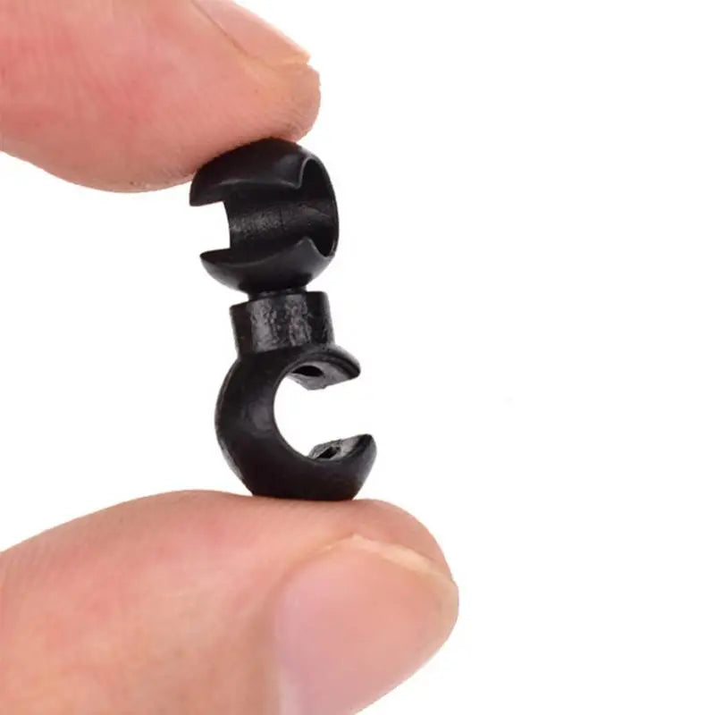 10Pcs/Set S Buckle Bike Brake Derailleur Shift Clips Buckle Cable Line