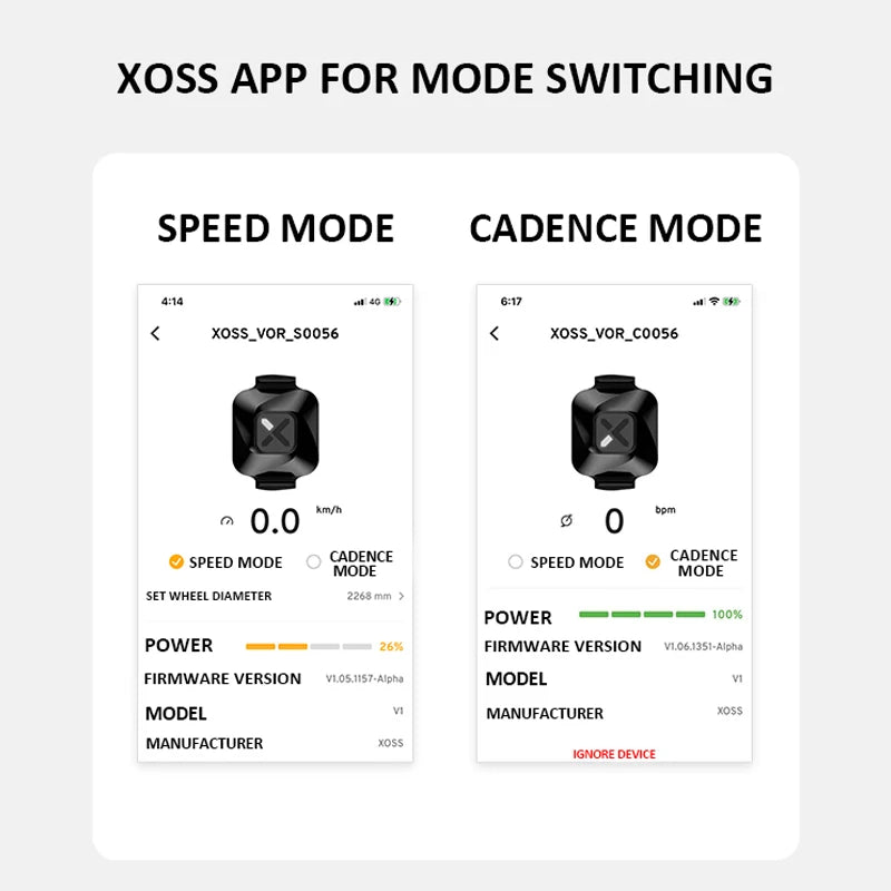 XOSS Vortex Speed Cadence Sensor X2 Heart Rate Monitor S1 Bike