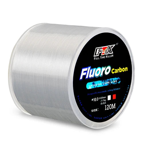 120M Fluorocarbon Coating Fishing Line 0.20mm-0.60mm 7.15LB-45LB