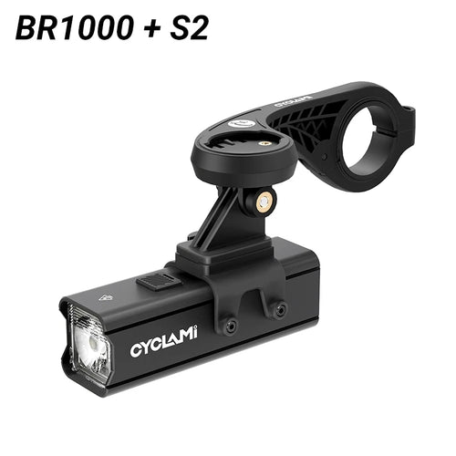 CYCLAMI 1000LM Bike Light Front Lamp Type-C Rechargeable LED 21700