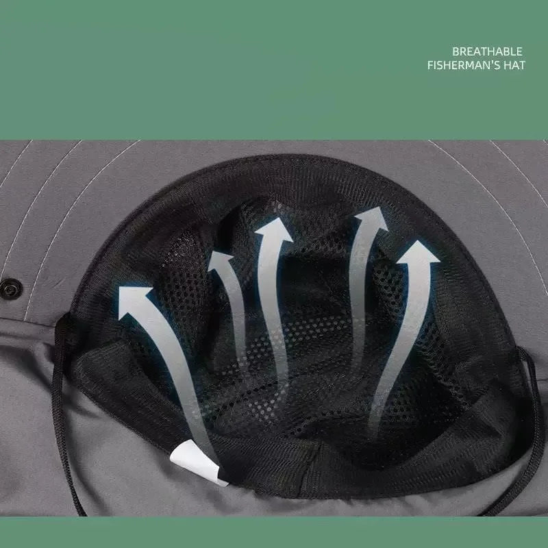 Summer Sun Hats UV Protection Outdoor Hunting Fishing Cap For Men