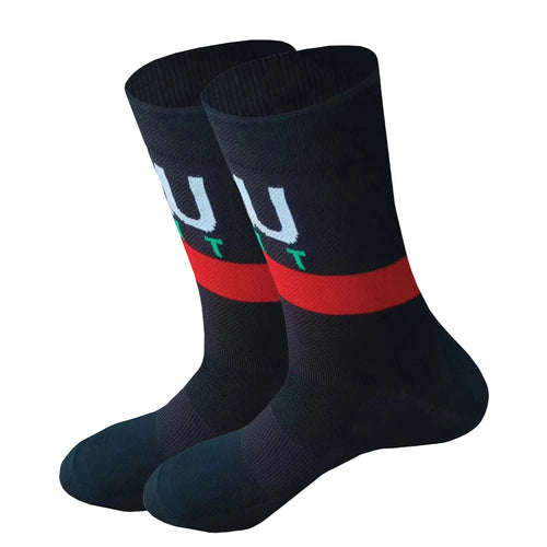 NEW 2026 Cycling Socks Men Women UAE Team Breathable Quick Dry Outdoor