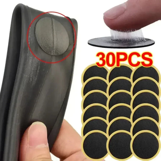 30/20/10PCS Glue-free Bicycle Tire Patches - Quick Self-Adhesive