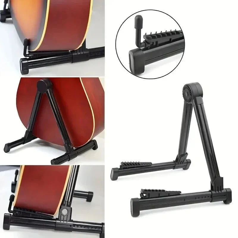 Miwayer Guitar Stand Folding A Frame Floor Universal ABS for Acoustic