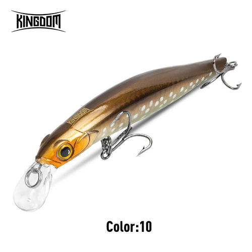 Kingdom Sinking Minnow Saltwater Fishing Lures  Crankbait  Hard Baits