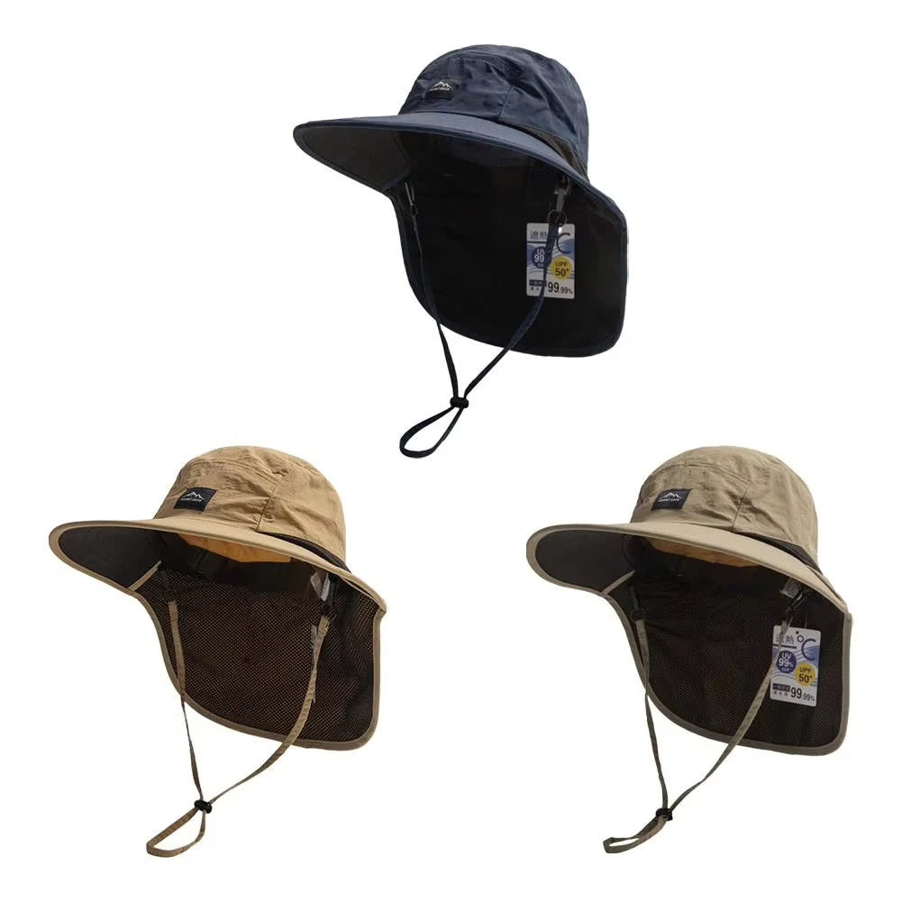 Unisex Summer Wide Brim Waterproof And Quick-drying With Hat Panama Uv