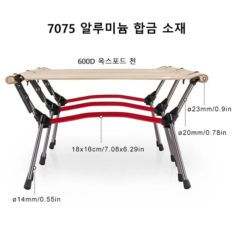 WESTTUNE Camping Cot Portable Folding Bed Ultralight Aluminum Alloy