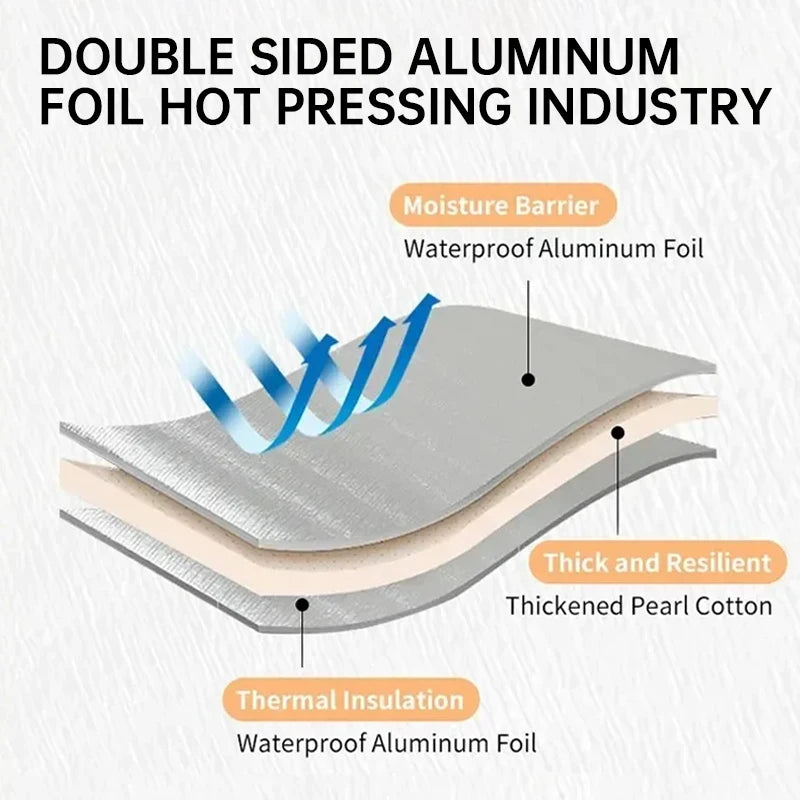 Outdoor Picnic Moisture-proof Pad Double-sided Thick Aluminum Film
