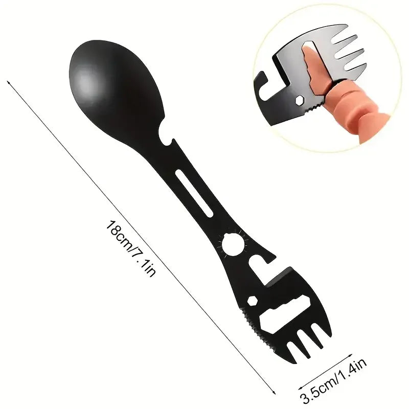 Outdoor Fork Spoon Versatile Outdoor Camping Tool Lightweight Fork