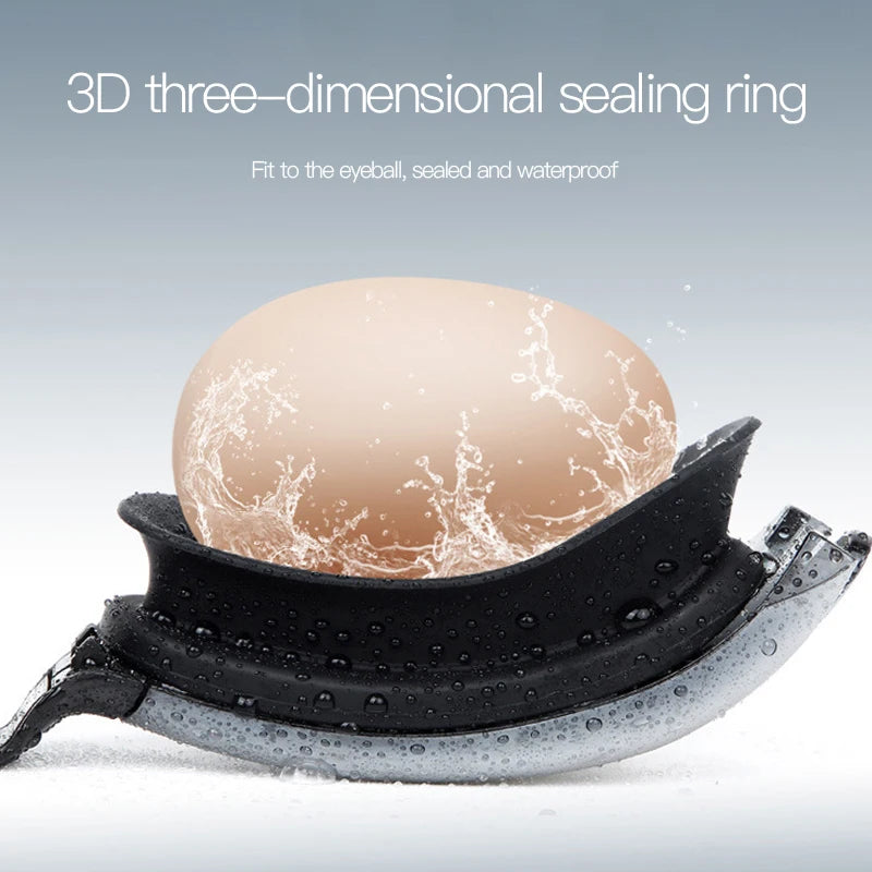 Swimming Goggles Adult Myopia Swimming Goggles One-piece Earplugs