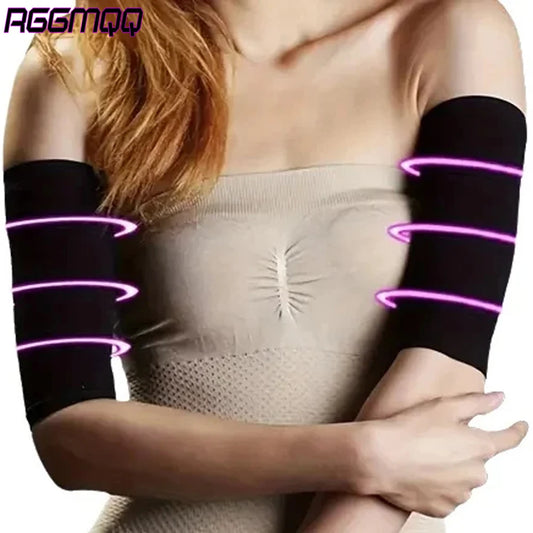 1Pair Arm sSlimming Shaper Compression Wrap Sleeve Helps Lose Arms